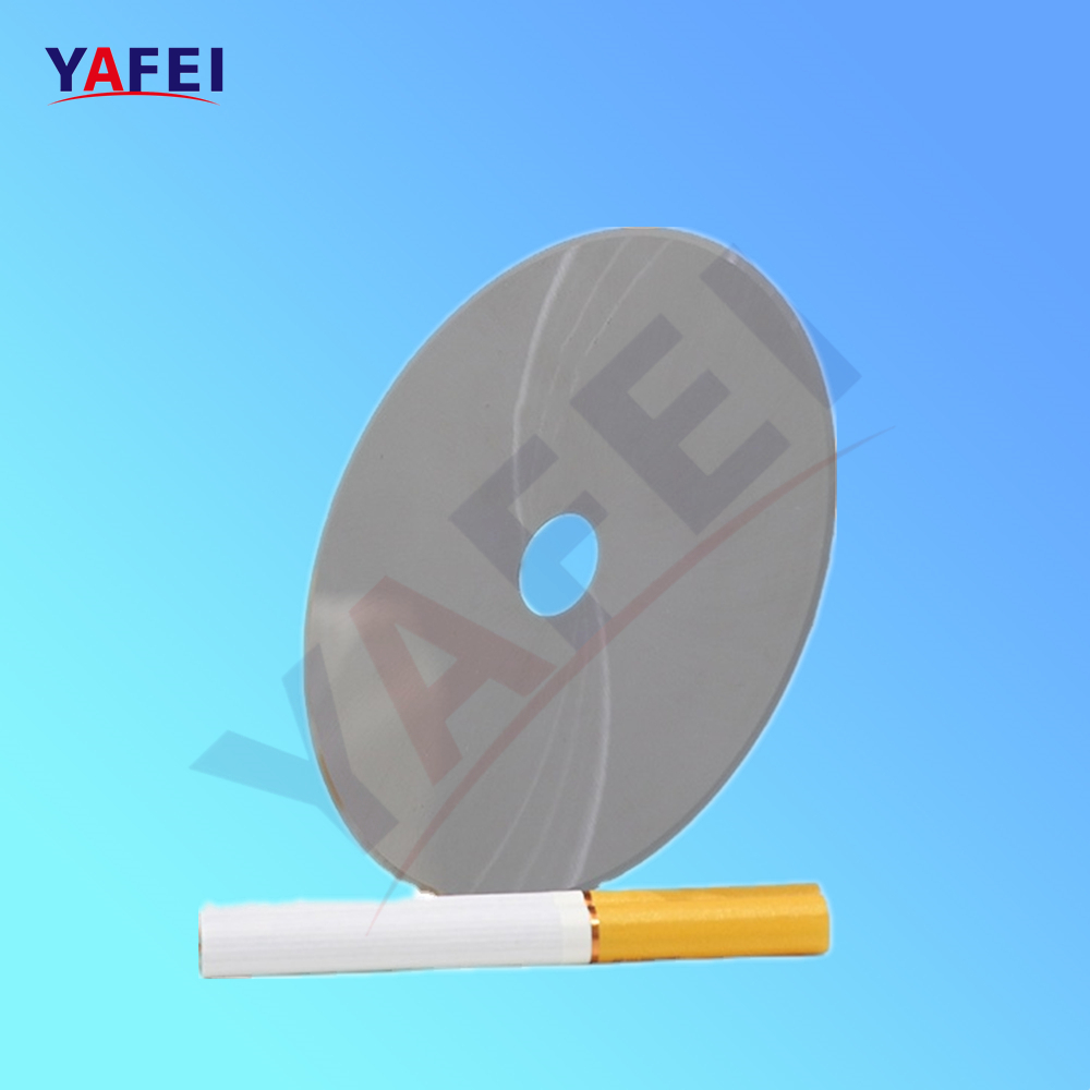 Cuchillas de cortadora de carburo de tungsteno para corte de filtro de cigarrillo